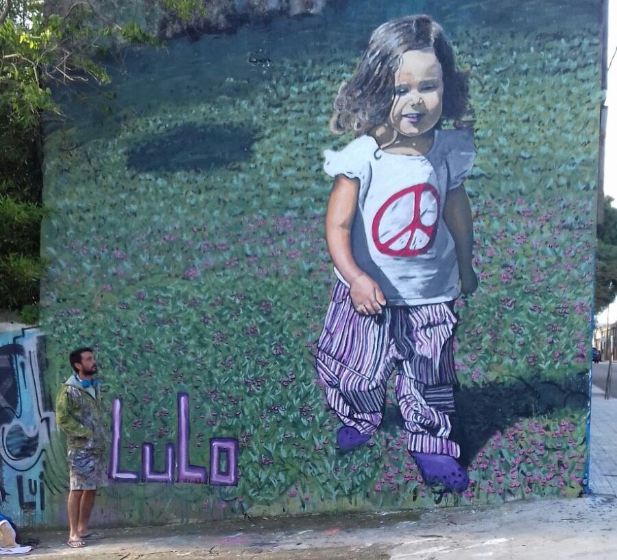 Maga — mural by Lulo, Maldonado, Uruguay