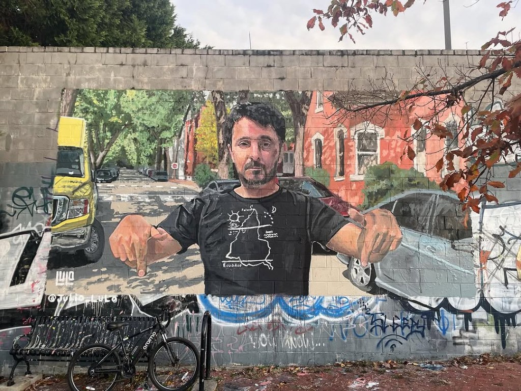 Where's the south? — mural by Lulo, Washington DC, United States